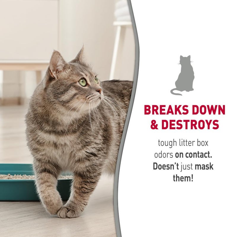 Nature's Miracle Foam Litter Box Cleaner, Tough on Cat Urine Odors, Enzymatic Formula, 17.5 oz - Image 4