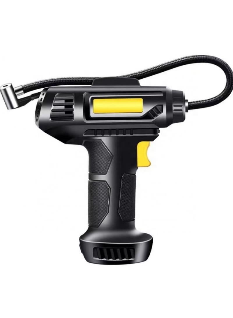 Digital Cordless Car Air Pump Rechargeable Small Car Air Compressor Wireless Handheld Portable Car Tire Inflator-1 - Image 1