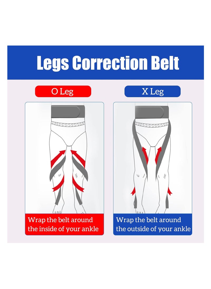 سيوسي شريط مصحح وضعية الساق ، حزام تصحيح الساقين O/X لليوم والليل ، حزام الأطفال الخفيف الوزن ، الأسود (كبير) - Image 5
