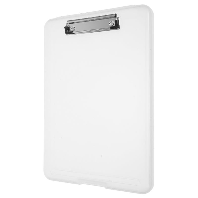 Clipboard Clip Boards With Storage Compartment Heavy Duty Document Case Box With Low Profile Clip For Home Office A4 Size - Image 1