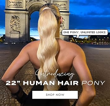 LullaBellz Luxury Gold 22 120g Human Hair Pony P826 Blondette - Image 2