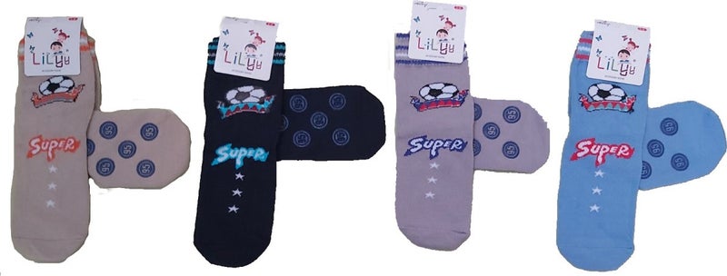 Lilyy Baby & Kids Socks Lilyy 12 Double Sole Anti-Slip Socks