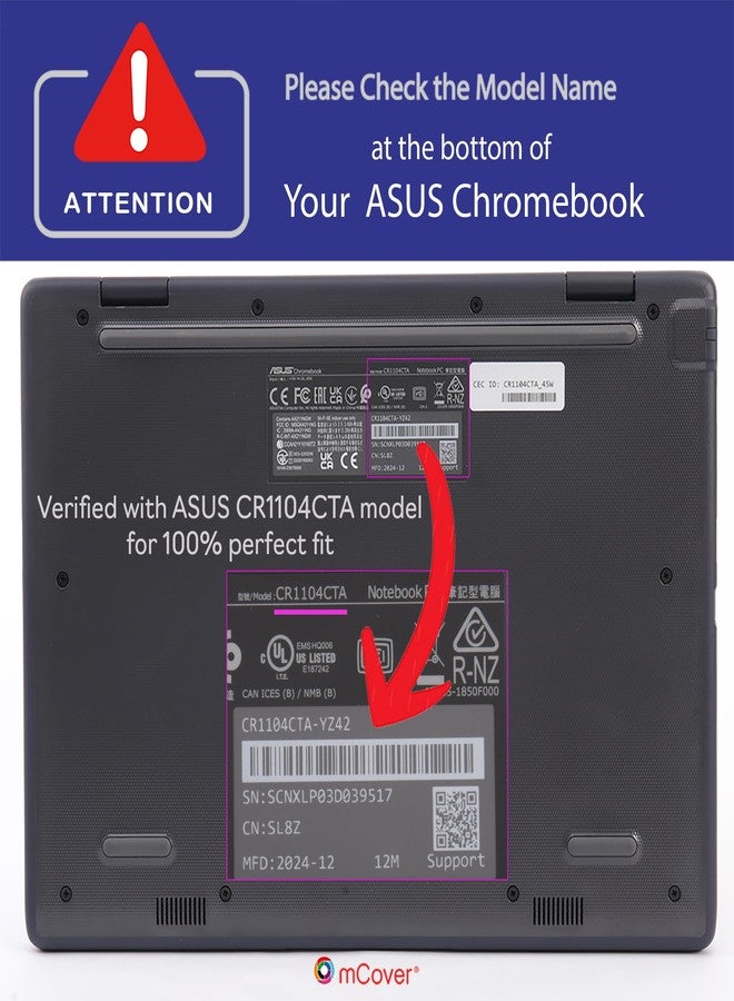 mCover ONLY Compatible with ASUS Chromebook CR11 (CR1104CGA or CR1104CTA) Series Laptops 11.6" (NOT FOR ANY OTHER ASUS MODELS) (Pink) - Image 3