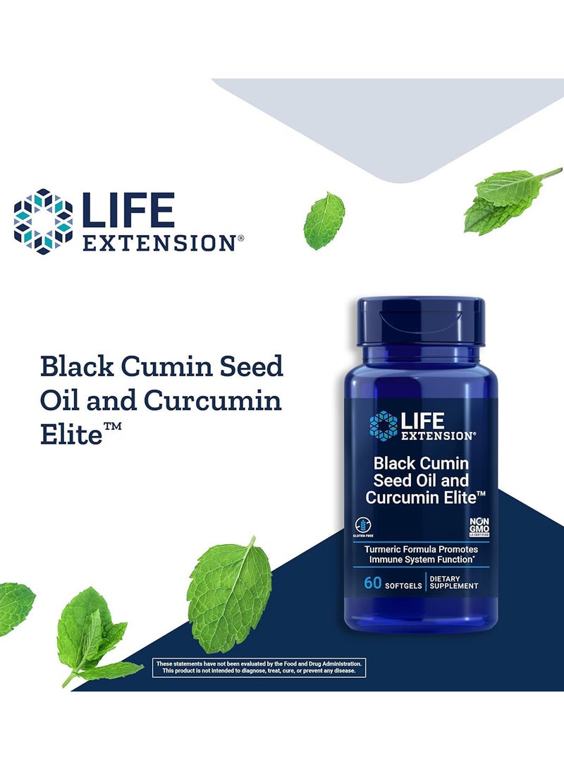 لايف إكستنشن زيت بذور الكمون الأسود - 60 كبسولة هلامية - Image 3