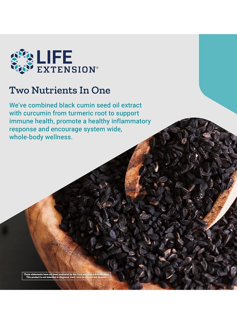 لايف إكستنشن زيت بذور الكمون الأسود - 60 كبسولة هلامية - Image 4
