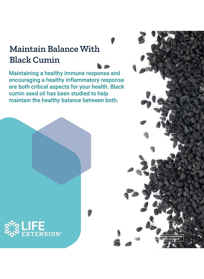 لايف إكستنشن زيت بذور الكمون الأسود - 60 كبسولة هلامية - Image 5