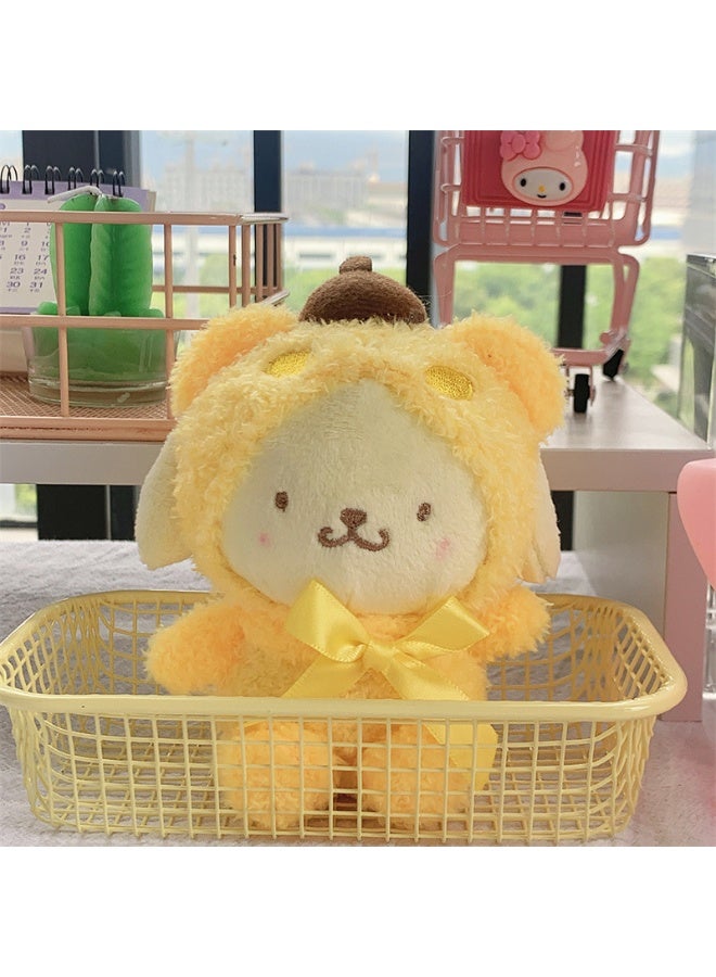 Sanrio 1 Pcs 15cm Sanrio Plush Toys Stuffed Pom Pom Purin Doll Soft Anime Cartoon Plushie Home Decor Appease Girl Gift (Pom Pom Purin Yellow) - Image 1
