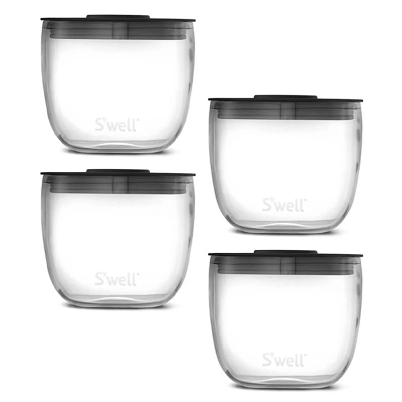 سويل Tritan Prep Bowl Set of 4, 10oz, Makes Meal Prep Easy And Convenient, Leakproof Lids, Microwavable and Dishwasher Safe, BPA Free - Image 1