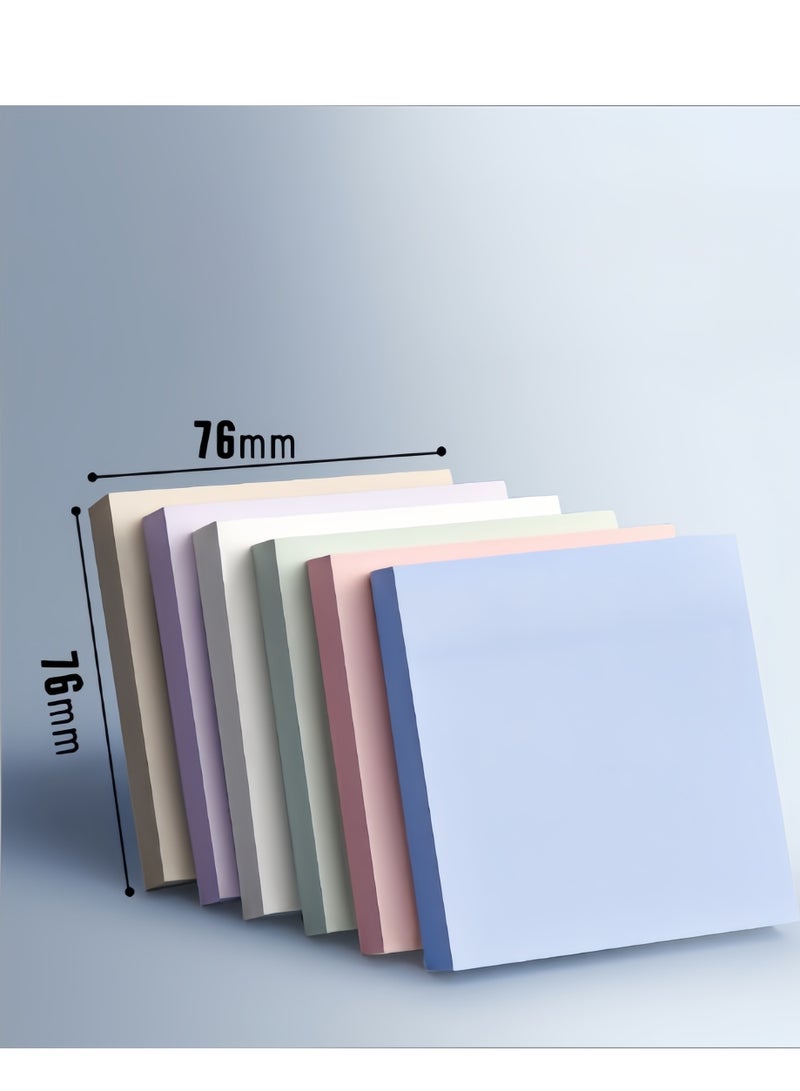 Generic 600 Sheets Sticky Notes - 6 Pads of 100 Sheets Each, 3x3 Inch Pastel Colors, Strong Adhesive, No Residue, Reusable Notes for Office, School, and Home  - Image 2