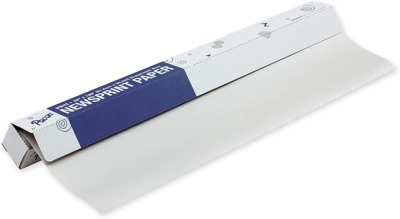 Pacon Newsprint Roll, 36-Inchx 100-Feet, White (0066401) - Image 1
