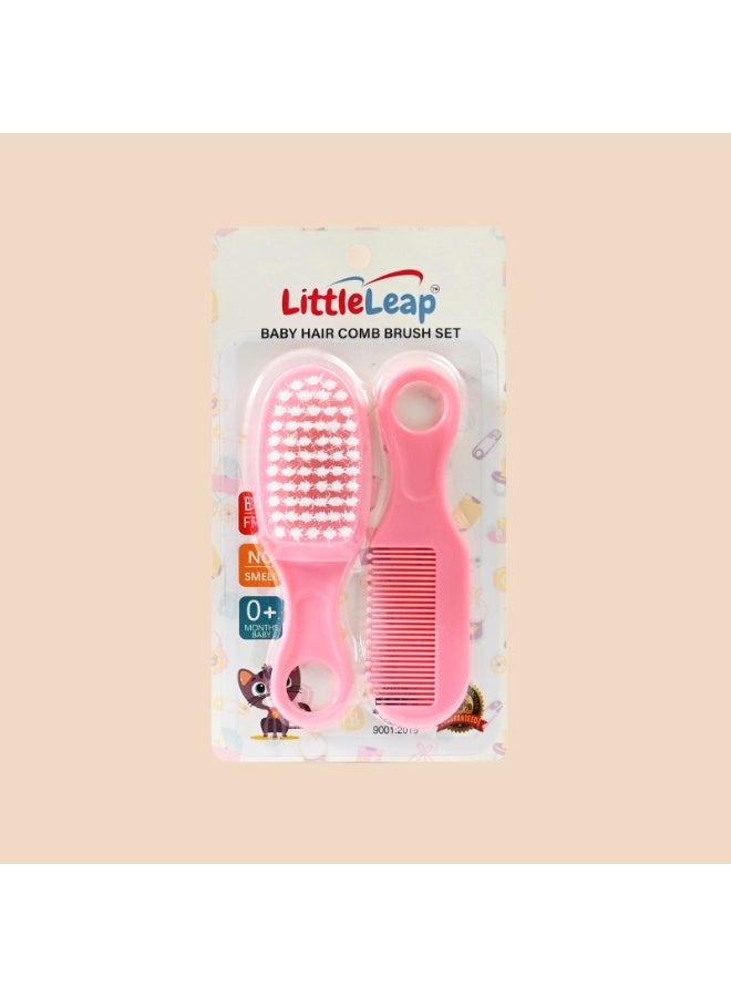 LITTLE LEAP Baby Hair Comb and Brush Set