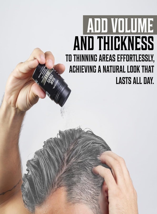 فايكنج رفلوشن ألياف فايكينج ريفولوشن للشعر الرمادي للرجال الذين يعانون من ترقق الشعر - ألياف كثيفة لتغطية بقع الصلع - ألياف بناء الشعر مع الكيراتين والبيوتين - ألياف شعر للرجال للحصول على مظهر أكثر كثافة وامتلاءً (0.52 أونصة) - Image 3