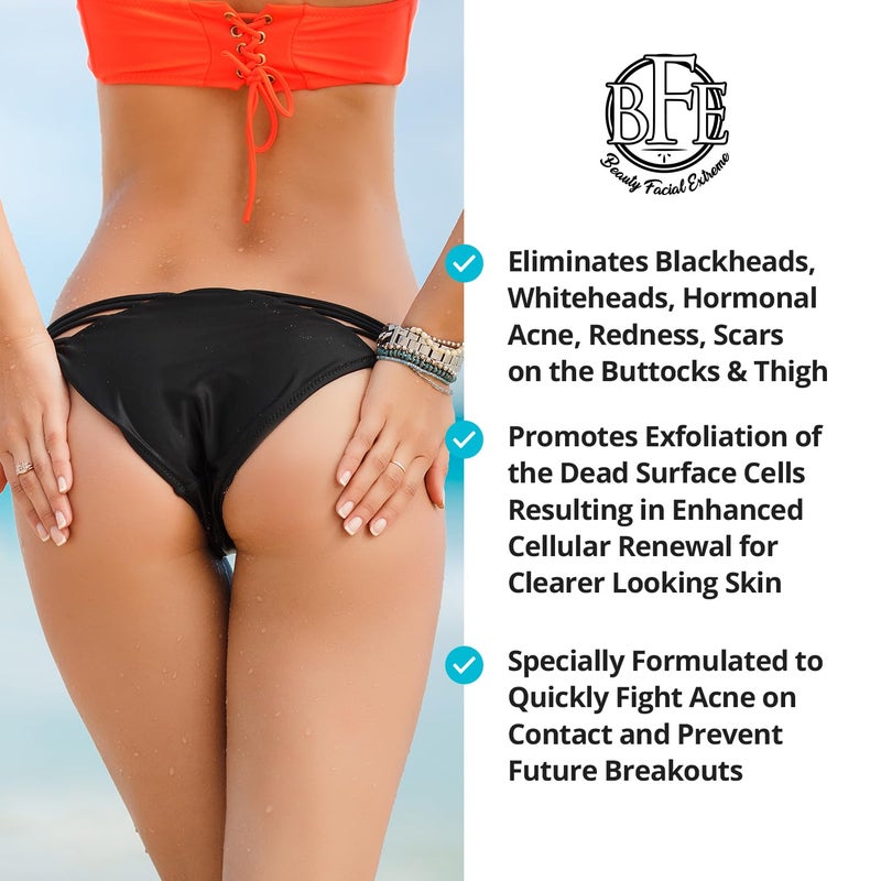 بيوتي فيشال إكستريم علاج مضاد لحب الشباب في منطقة الفخذين والأرداف يزيل حب الشباب والبثور والشعر الذي ينمو تحت الجلد في منطقة الفخذين والأرداف. يمنع الانتشار في المستقبل. - Image 2