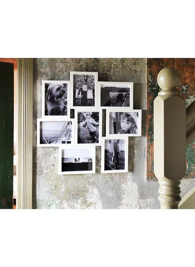 VÄXBO Collage frame for 8 photos, white, 13x18 cm - Image 3
