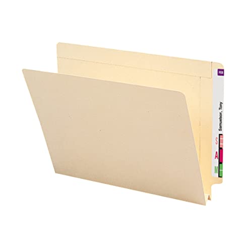 Smead End Tab File Folder, Reinforced Straight-Cut Tab, 1-1/2" Expansion, Letter Size, Manila, 50 per Box (24275) - Image 3