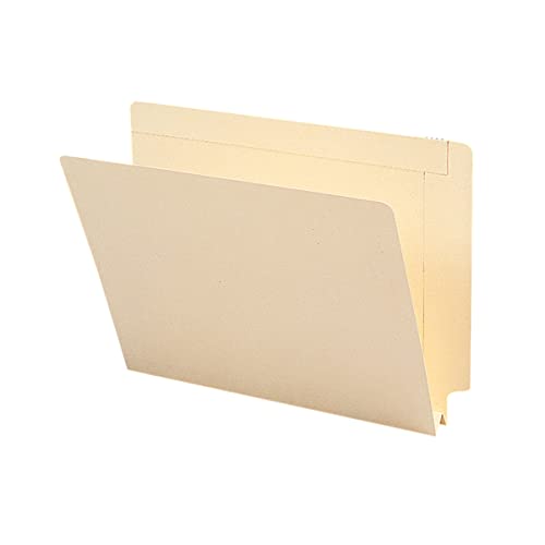 Smead End Tab File Folder, Reinforced Straight-Cut Tab, 1-1/2" Expansion, Letter Size, Manila, 50 per Box (24275) - Image 1