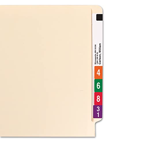 Smead End Tab File Folder, Reinforced Straight-Cut Tab, 1-1/2" Expansion, Letter Size, Manila, 50 per Box (24275) - Image 4