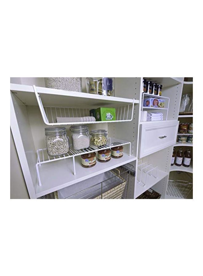 Steel Shelf Basket White L - Image 5