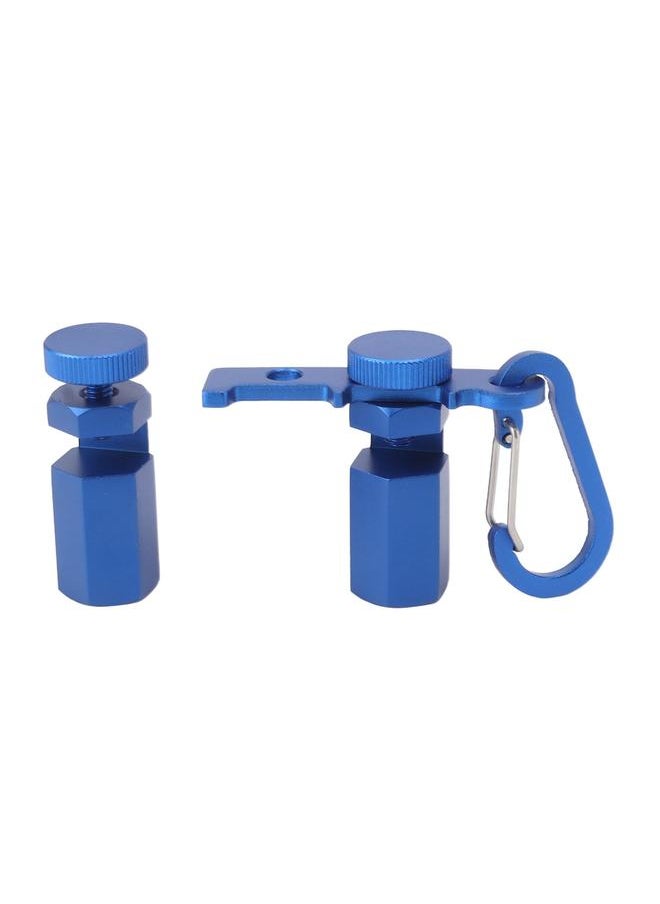 Thoraya - Stair Gauge Knob Aluminium Alloy Framing Square Stops Stair Gauge Knobs Stair Stringer Layout Tool Blue - Image 1