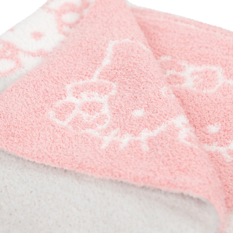 Jay Franco Sanrio Hello Kitty Feather Knit Fluffy Throw Blanket â€“ Reversible Cozy Fuzzy Blanket 50 x 60 Inches, Soft Lightweight Kawaii Pink Bedding for Girls and Kids - Image 4