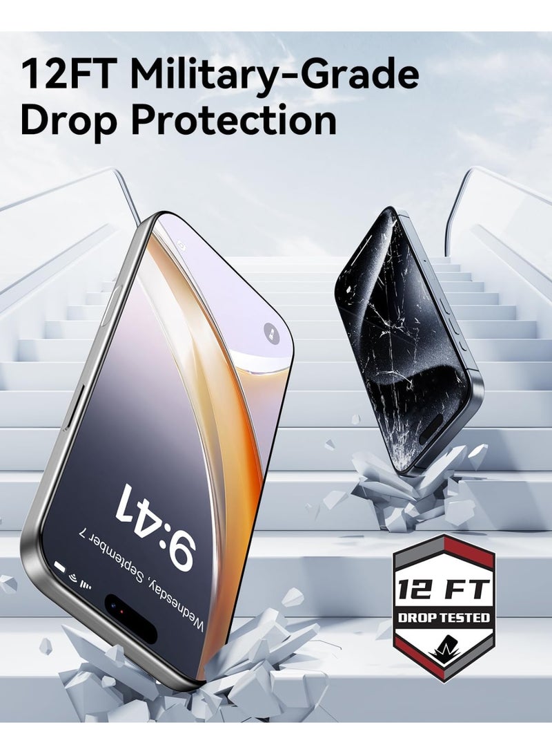 RAPTIC Air Glass [Ultra HD 2 Pack] iPhone AIR Full Coverage Screen Protector Tempered Glass with Easy Install Tray - Clear - Image 2