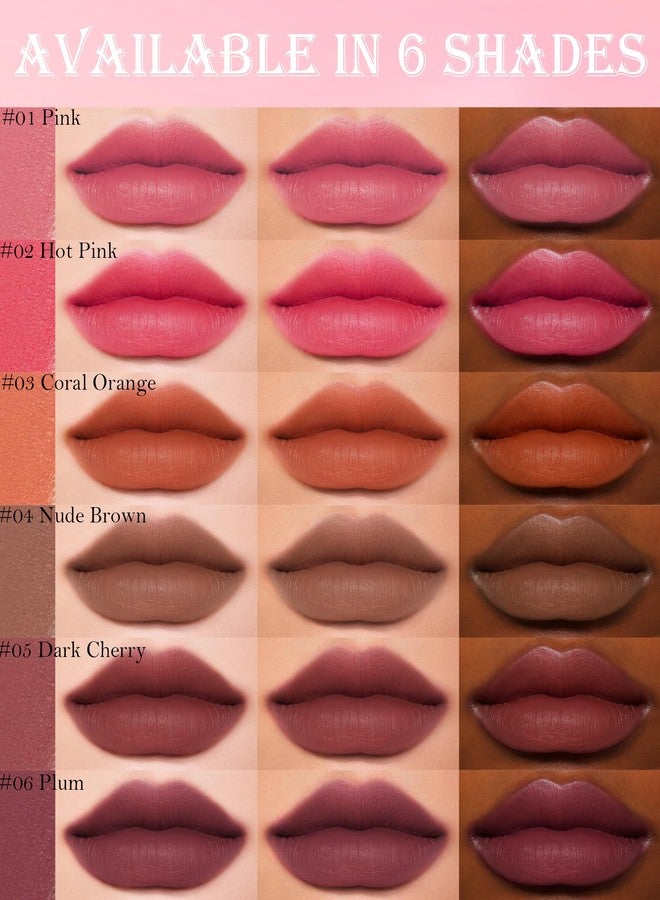 Lestpola Nude Brown Velvet Matte Lipstick, Waterproof Long Lasting Lipstick for Women, High Pigmented Non-Stick Lip Tint Stain, Smudge-Proof Lightweight, Cream Smooth Lipgloss Lip Stick Mother's Day Makeup-04 - Image 5