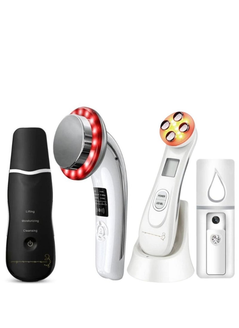 Prime by javaudan Ultimate Skincare Bundle Ultrasonic Deep Cleanser 6 In 1 Ems Slimming Led Massager  - Image 1