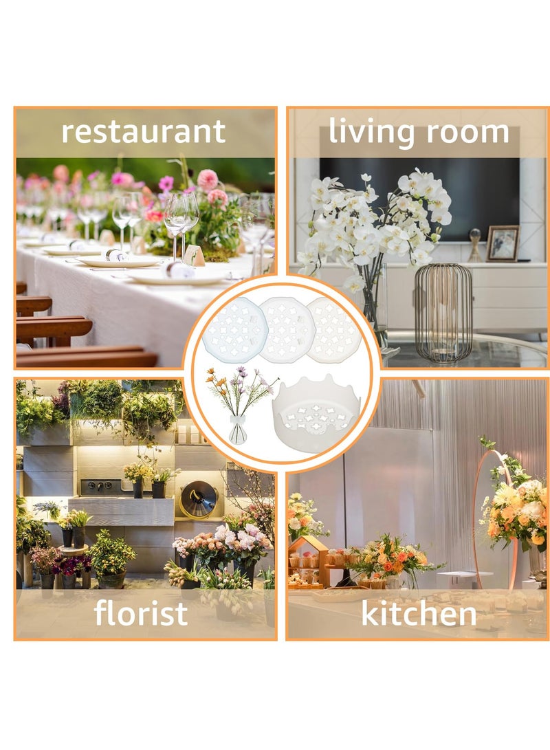 Barakah 3Pcs Spiral Ikebana Stem Holder, Reusable Silicone Flower Stem Holder, DIY Bouquet Twister Floral Arrangement Holder for Vases, 8x3.2cm (Combined Model) - Image 4