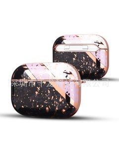 Bluetooth Earphone Case Electroplated Marble Airpods Protective Case For Airpods Pro Earphone Case In Stock-Color:PM7-Applicable Model:Airpods Pro