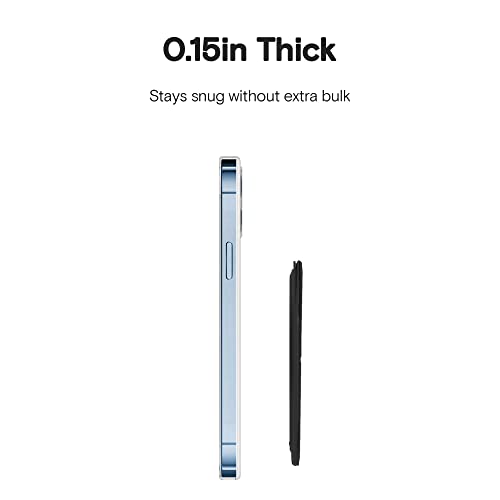 MOFT MagSafe Wallet for iPhone 15/14/13/12 Series, Strong Magnetic Phone Card Holder Fit 2 Cards & 3 Viewing Angles & Stain-Resistant Vegan Leather Phone Stand, Night Black - Image 2