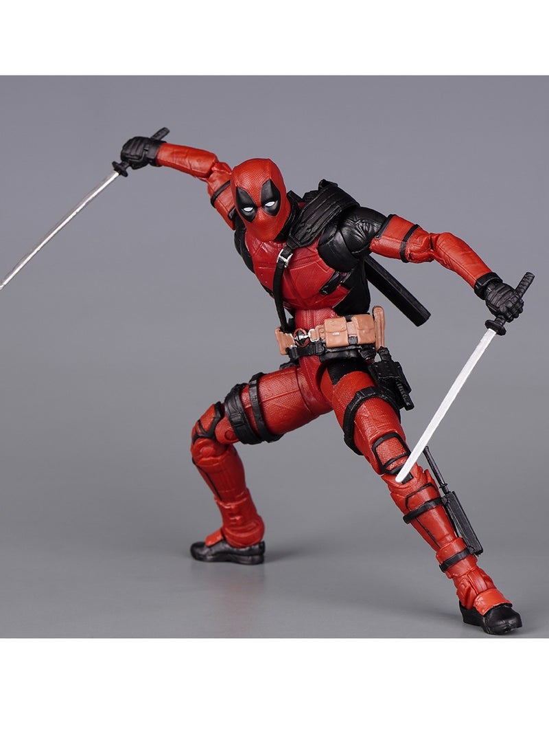 General - High-quality Deadpool action figure joints can be animated hero model DEADPOOL 6-inch doll - Image 1