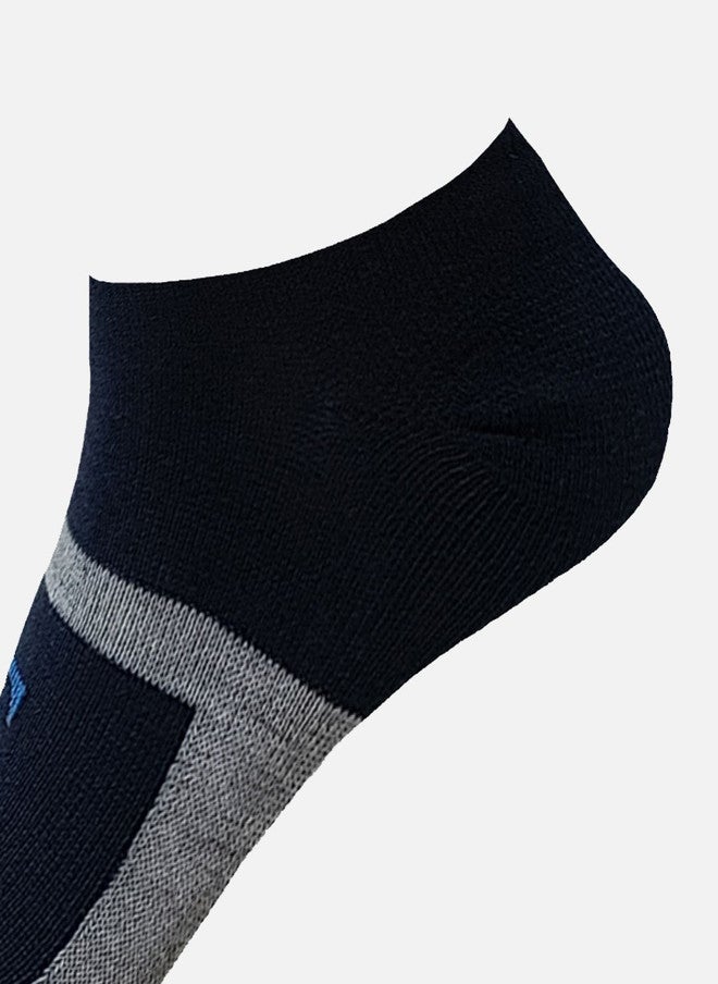 FIMS Men Striped Cotton Ankle-Length Running Socks - Image 5