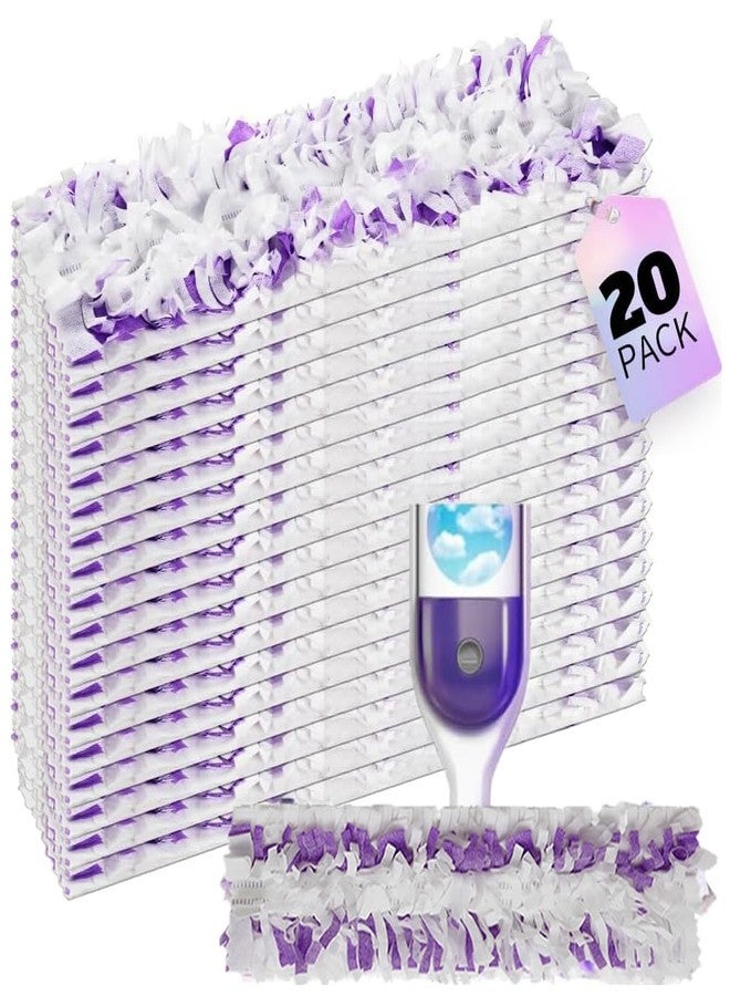 KVLZ Replacement for S.wiffer PowerMop Disposable Mop Pads Multi-Sided Cleaning, Compatible with S.wiffer PowerMop for All Safe Floors，20 Count - Image 1