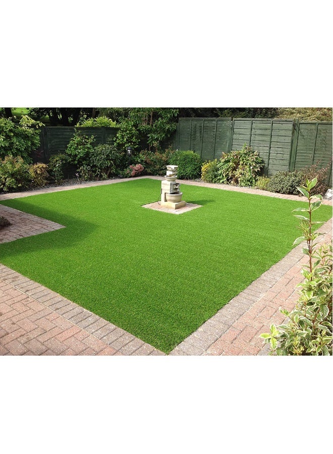 LINGWEI 2x5 Meter Realistic Artificial Grass Rug Dog Grass Mat with Drainage Holes Fake Grass Turf - Image 4