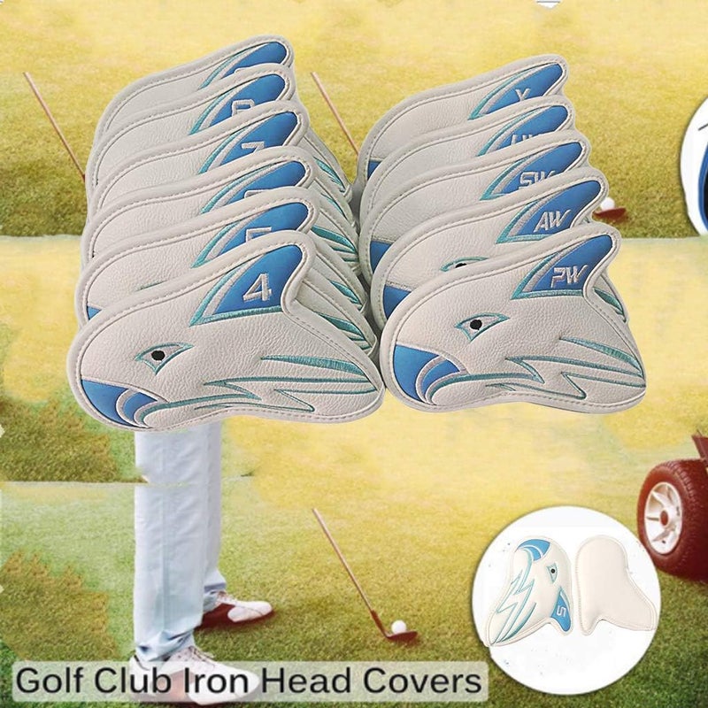 klarako 11pcs Waterproof Skull Golf Cover Club Putter Headcover Golfer Putters Irons Anti-Scratch Covers Accessories Gift - Image 5