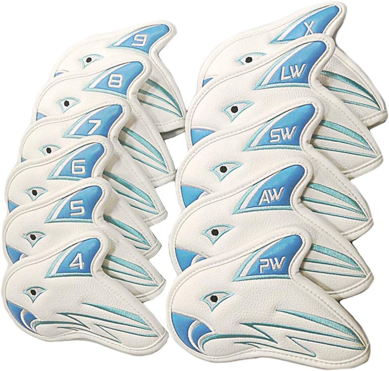 klarako 11pcs Waterproof Skull Golf Cover Club Putter Headcover Golfer Putters Irons Anti-Scratch Covers Accessories Gift - Image 3