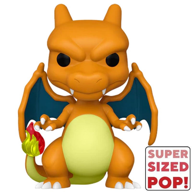 Funko فانكو بوب! جامبو: بوكيمون - شارزارد - بوكيمون - تمثال فينيل قابل للجمع - فكرة هدية - منتجات رسمية - ألعاب للأطفال والبالغين - Image 1