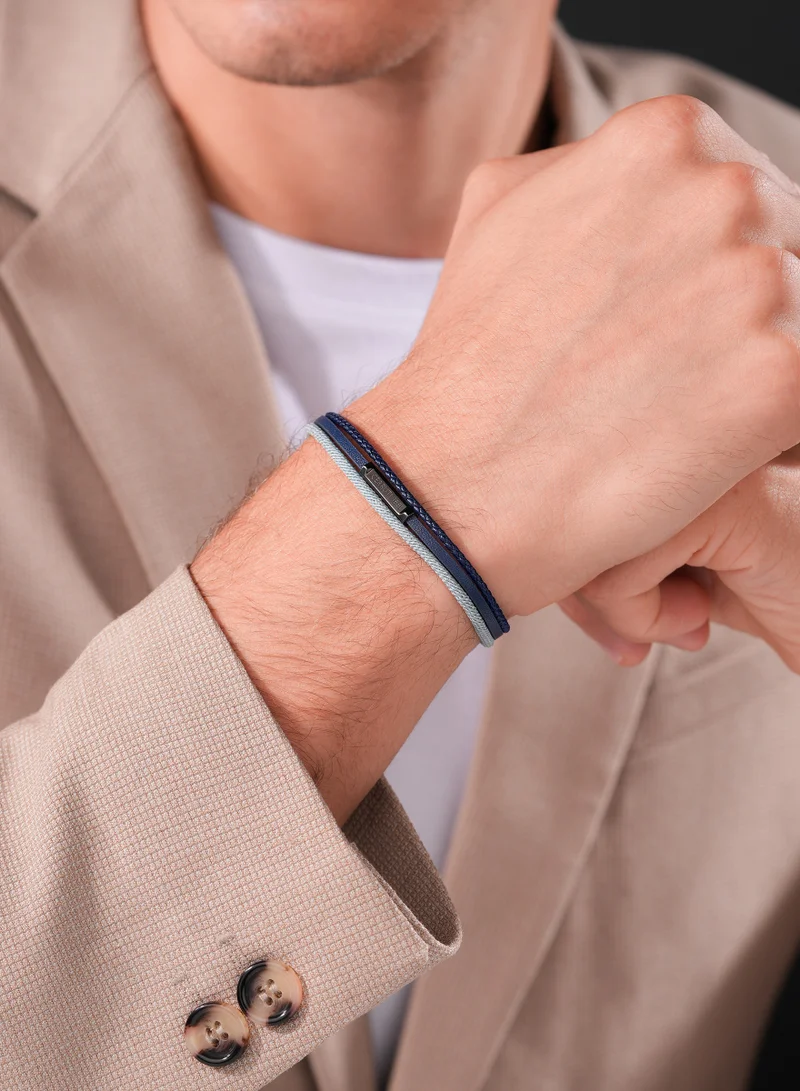 شيروتي 1881 Men's Classic Blue Bracelet