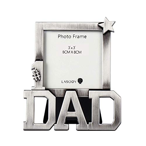 LASODY Dad Picture Frame-Dad gifts,Dad Gifts From Daughter,Dad Birthday Gifts 3x3 inch - Image 1