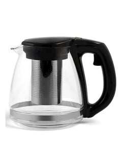 MN Glass Tea and Coffee Pot Heat Resistant Borosilicate Shaker with Removable Stainless Steel Infuser | Serving Bowl Set for Tea and Hot Drinks (1600ml)
