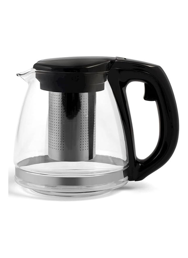 Master Gold - MN Glass Tea and Coffee Pot Heat Resistant Borosilicate Shaker with Removable Stainless Steel Infuser | Serving Bowl Set for Tea and Hot Drinks (1600ml) - Image 1