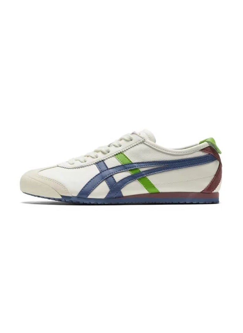 Onitsuka Tiger Mexico 66 Colorblock Sneakers - Beige/Navy - Image 2