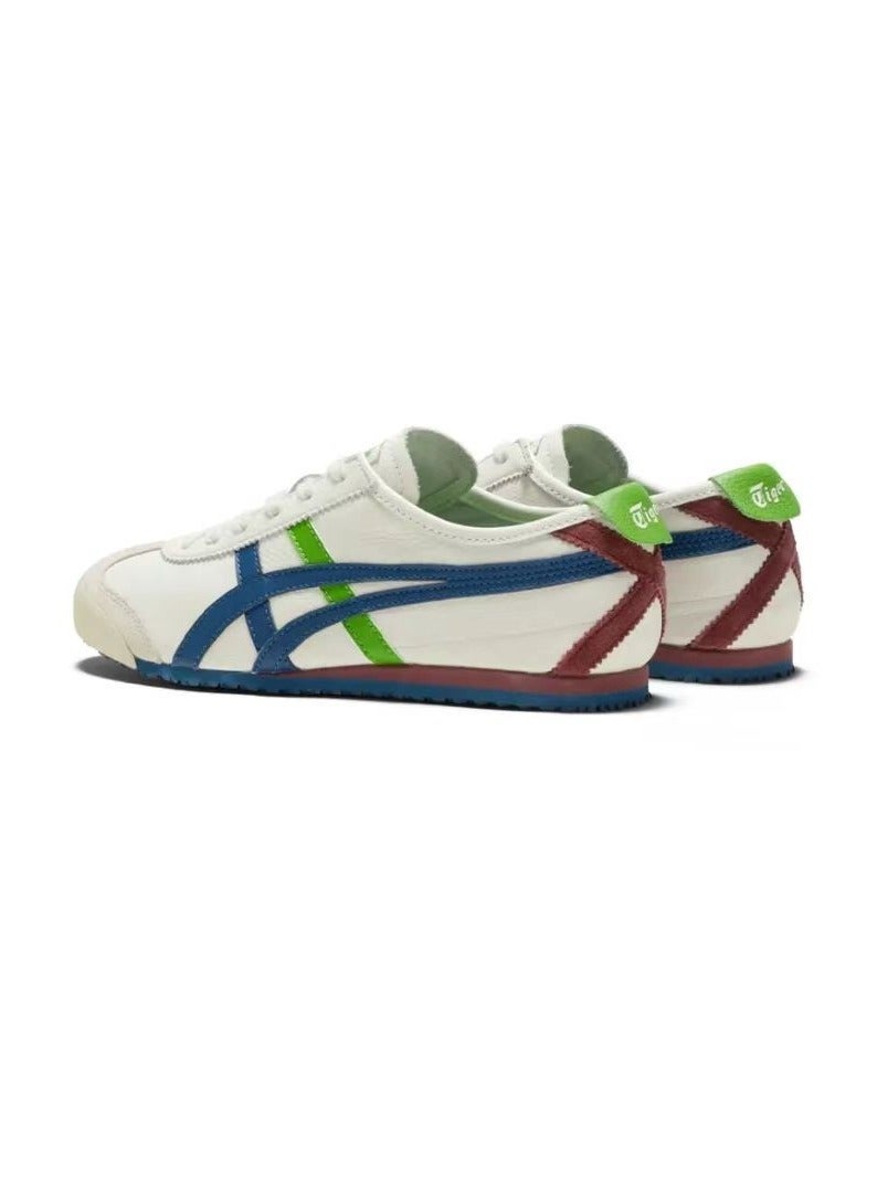 Onitsuka Tiger Mexico 66 Colorblock Sneakers - Beige/Navy - Image 4