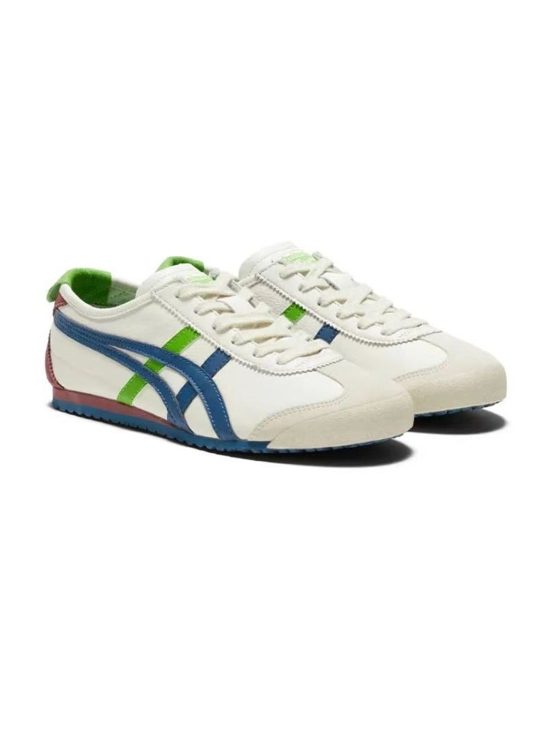 Onitsuka Tiger Mexico 66 Colorblock Sneakers - Beige/Navy - Image 3