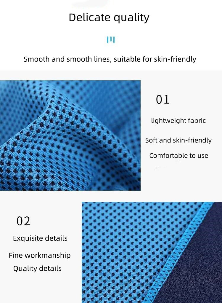 Cooling Towel - Sweat Absorbent, Ice Towel, Gym, Golf, Camping Hiking, Basketball, Yoga Towel with Silicone Storage - Orange - Image 4