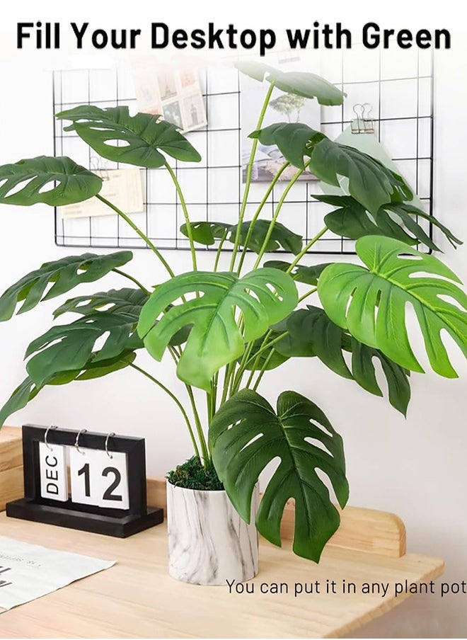 Garlo Artificial Tree Plant Tree with Pot, Plants 75cm Large Tropical Palm Tree, in Pot for Indoor Outdoor Home Office Garden Decoration  - Image 5