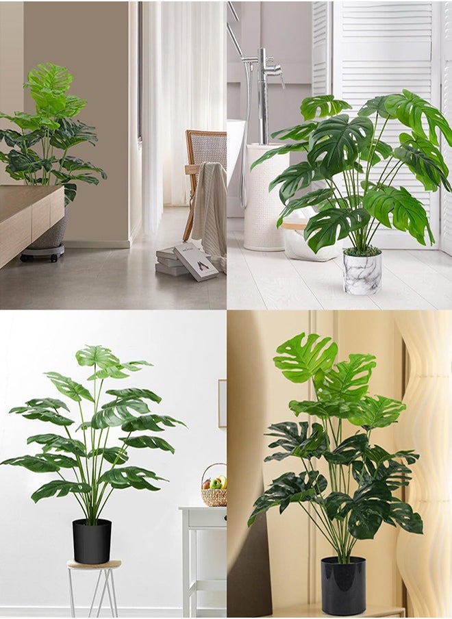 Garlo Artificial Tree Plant Tree with Pot, Plants 75cm Large Tropical Palm Tree, in Pot for Indoor Outdoor Home Office Garden Decoration  - Image 4