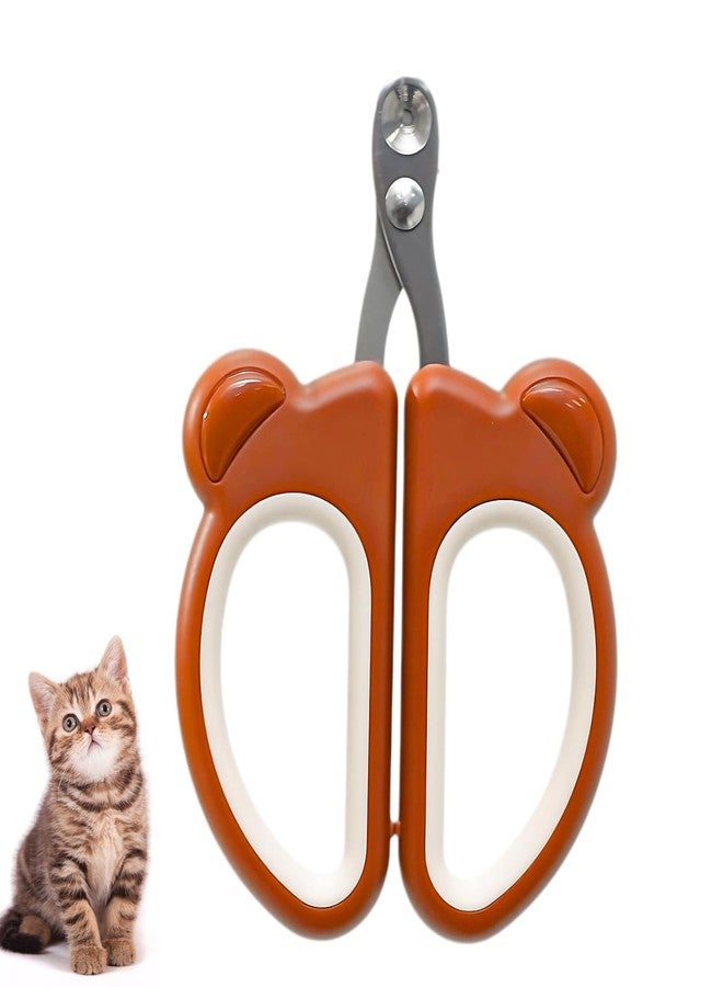FAB TECH Cat Nail Cutter, Small Pets Grooming Tool, Cute Cat Clipper, Stainless Steel Cat Nail Cutter with PP Handle,Cat Nail Clipper Pet Nail Cutter for Small Pets - Image 1