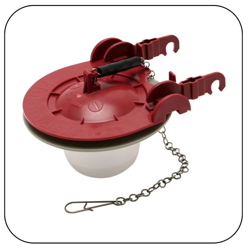 Fluidmaster K-400H-040-T5 PerforMAX Fill Valve and 3-Inch Flapper Toilet Repair Kit, Multicolor - Image 2