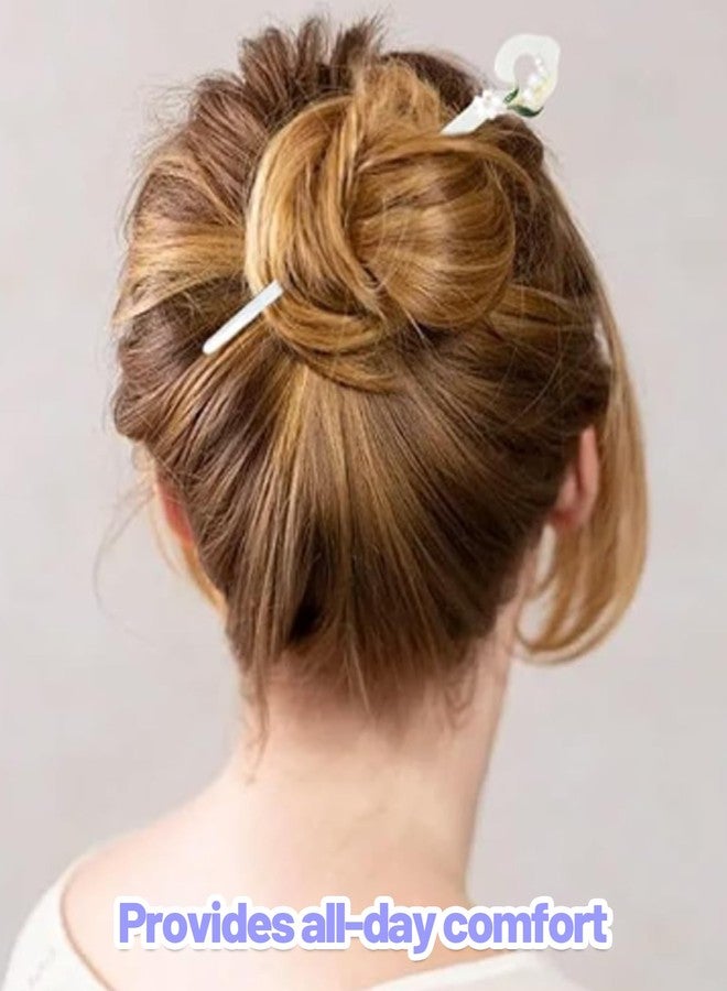 AGMITRAKA Hair Stick for Bun, 3Pcs Hair Pins for Women, Juda Stick for Hair Bun with Elegant Design, Chinese Hair Pin for Everyday and Special Occasions - Image 5